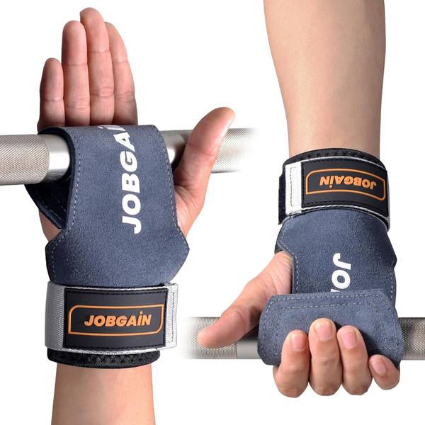2-Pack Double Layer Leather Weight Lifting Wrist Strap