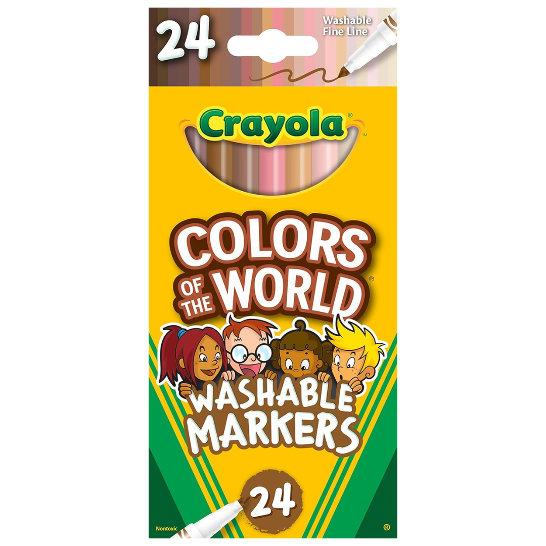 24-Count Crayola Colors of the World Markers