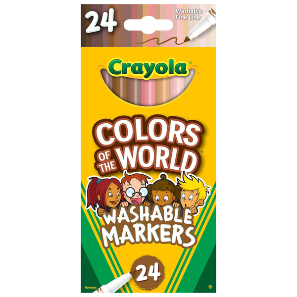 24-Count Crayola Colors of the World Markers