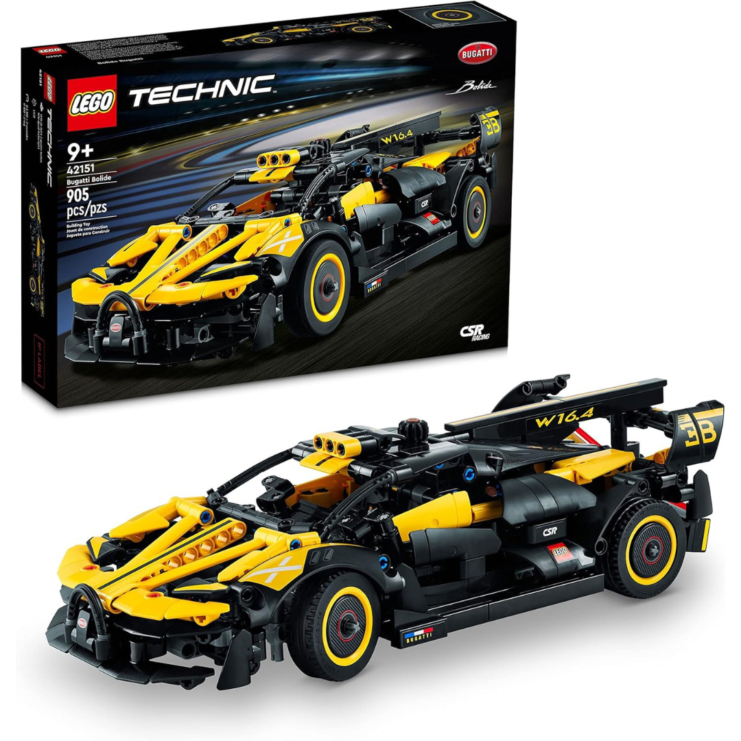 905-Pieces LEGO Technic Bugatti Bolide Racing Car 42151 Building Set