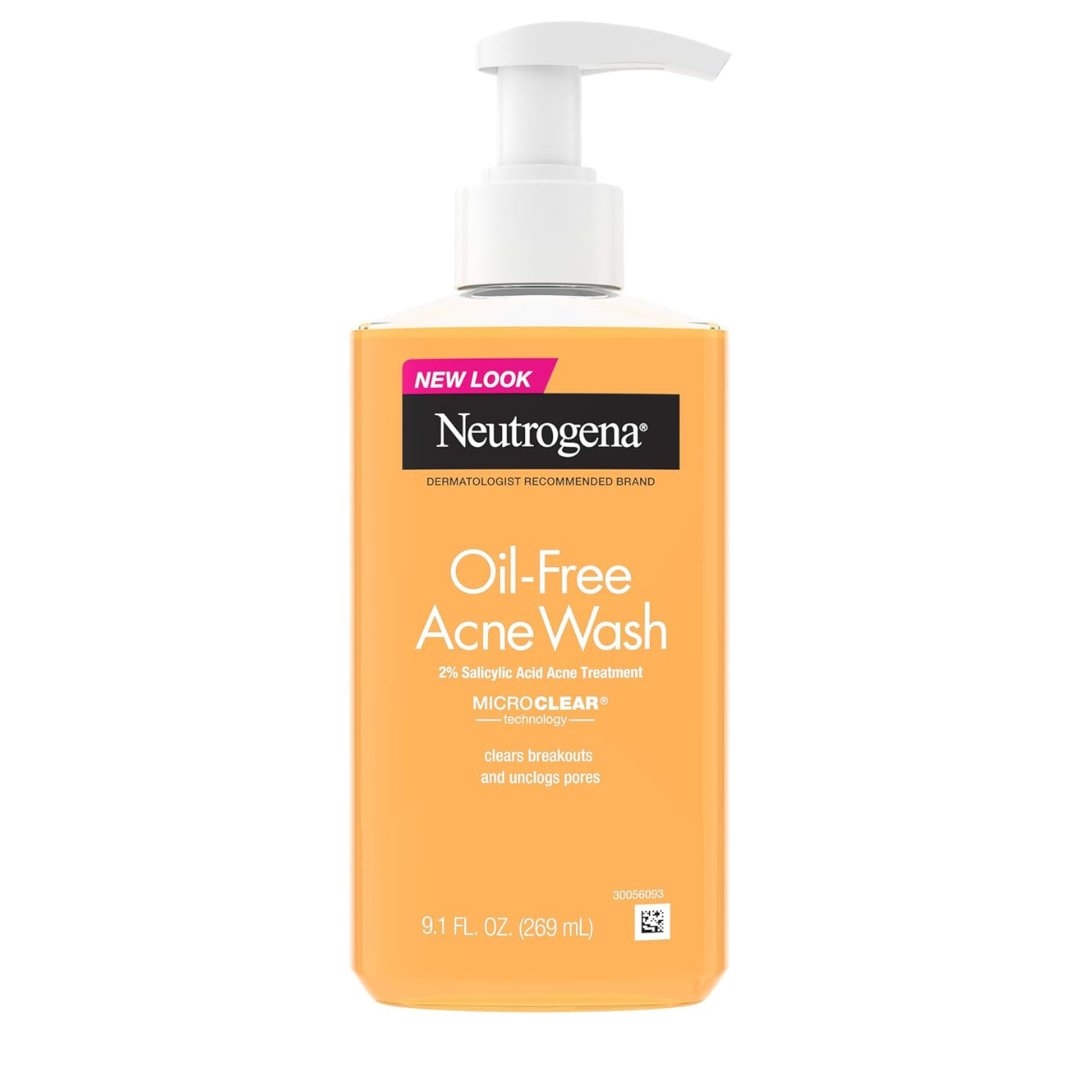 9.1 Fl Oz Neutrogena Oil-Free Acne Fighting Facial Cleanser
