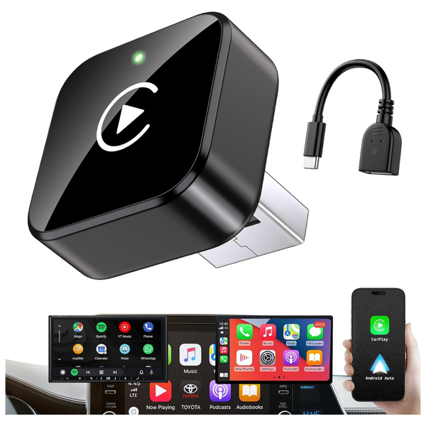 Wireless Mini CarPlay Adapter for iPhone &