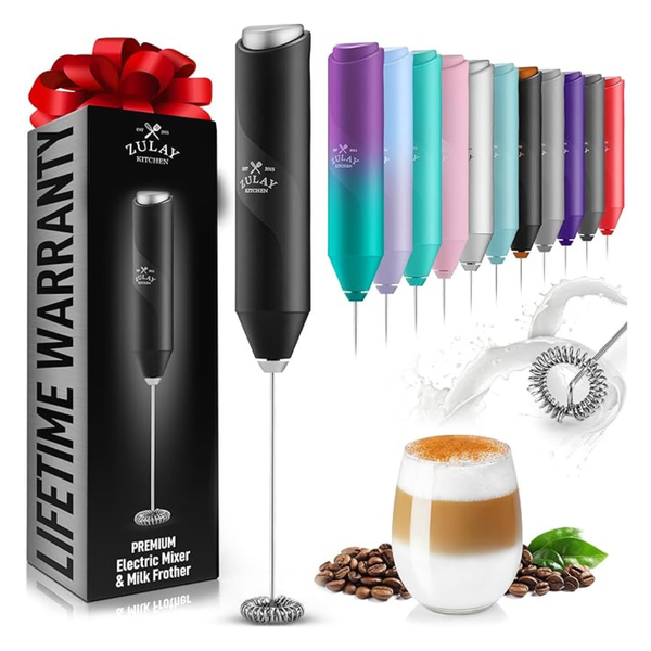 Handheld Stainless Steel Powerful Milk Frother Wand