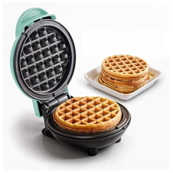 Elite Gourmet Electric Nonstick 4.5" Mini Waffle Maker
