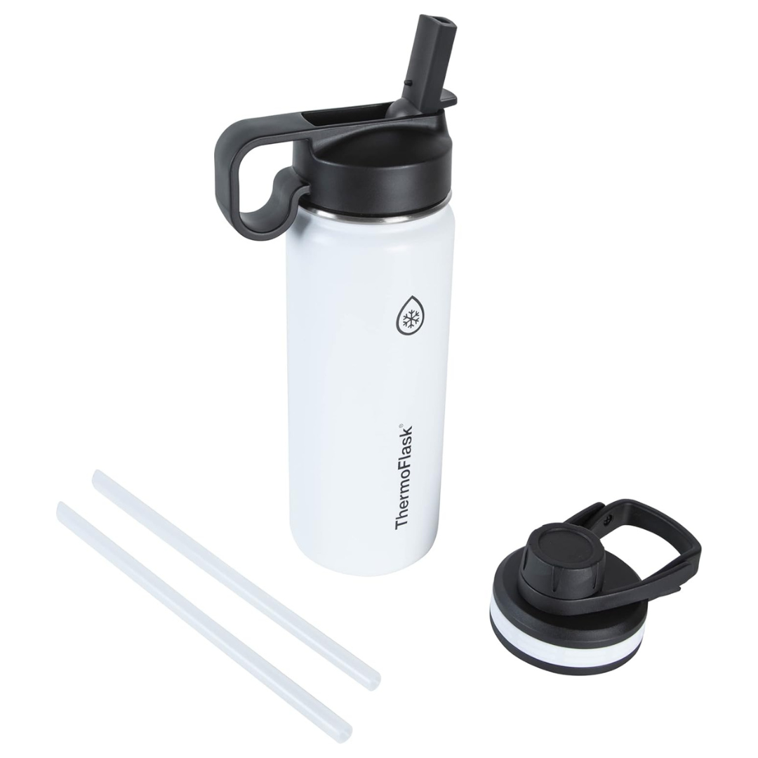 ThermoFlask 18 Oz Double Wall Vacuum Insulated Water Bottle