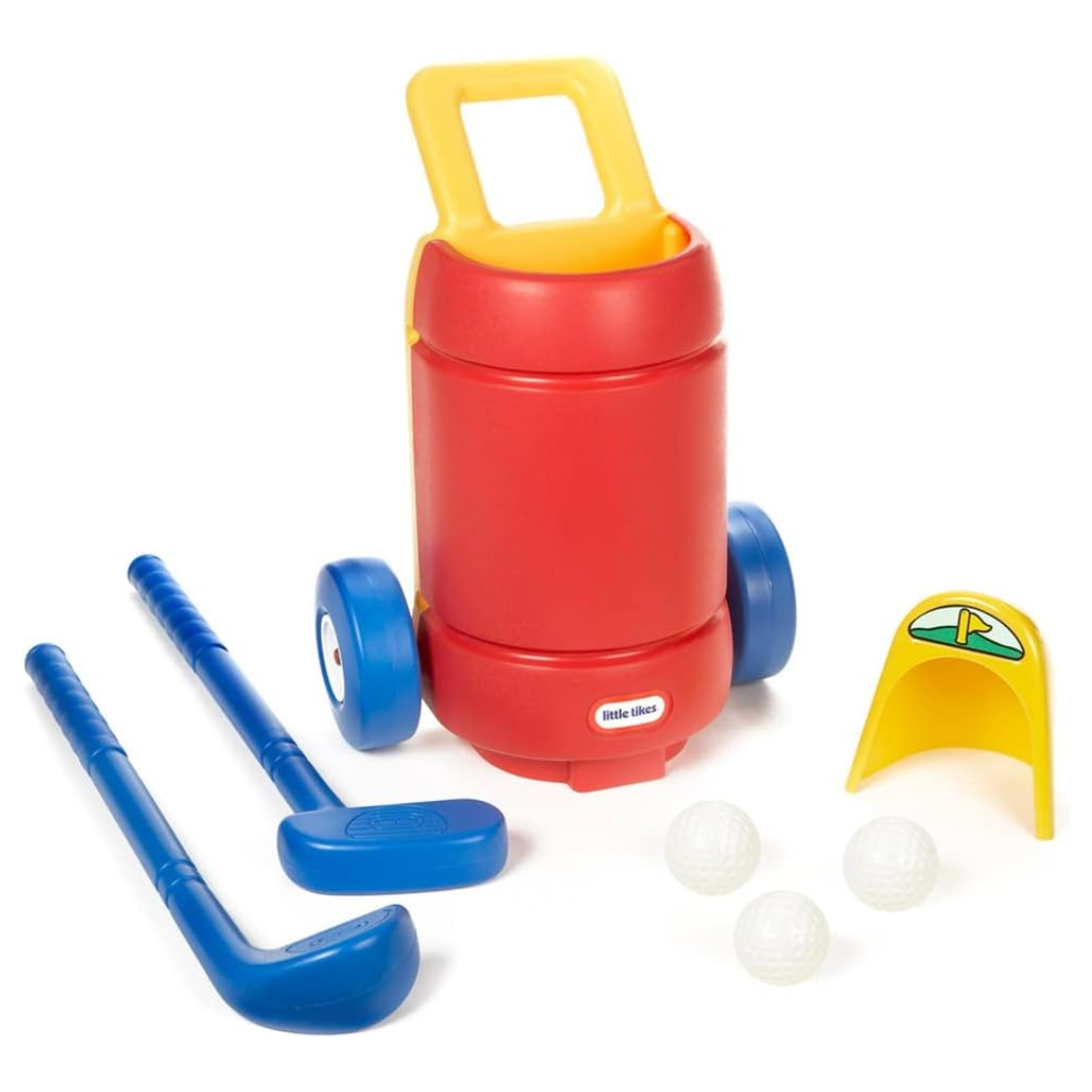 Little Tikes TotSports Easy Hit Golf Set + 3 Balls + 2 Clubs