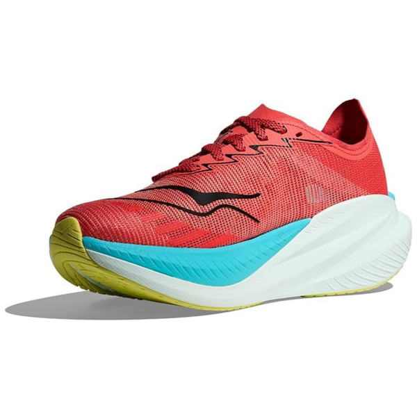 Hoka Men's Mach X 2 Sneaker (Electric Coral)