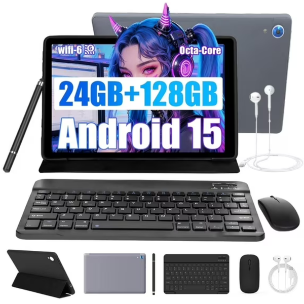 10" Aeezo 128GB Wi-Fi Tablet with Keyboard & Mouse Set