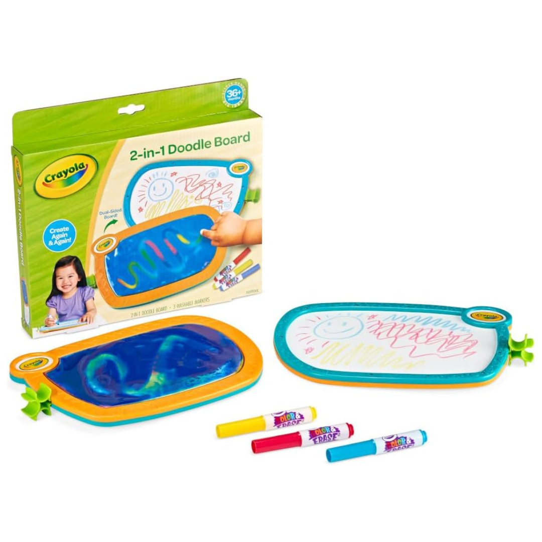 Crayola 2-in-1 Doodle Board For Toddlers