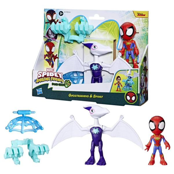 Marvel Spidey And His Amazing Friends Dino Spidey Toy Set
