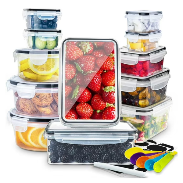 24-Piece GPED Food Storage Containers With Lids