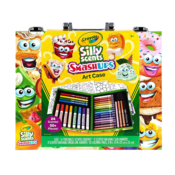 Crayola Silly Scents Mini Scented Crayons & Markers Art Kit