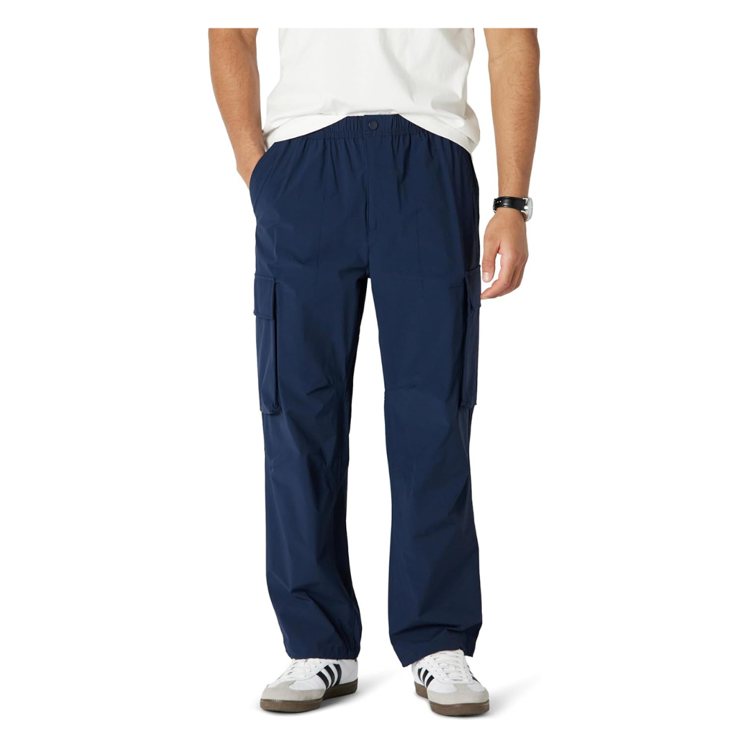 Amazon Essentials Mens Loose-Fit Stretch Parachute Pant