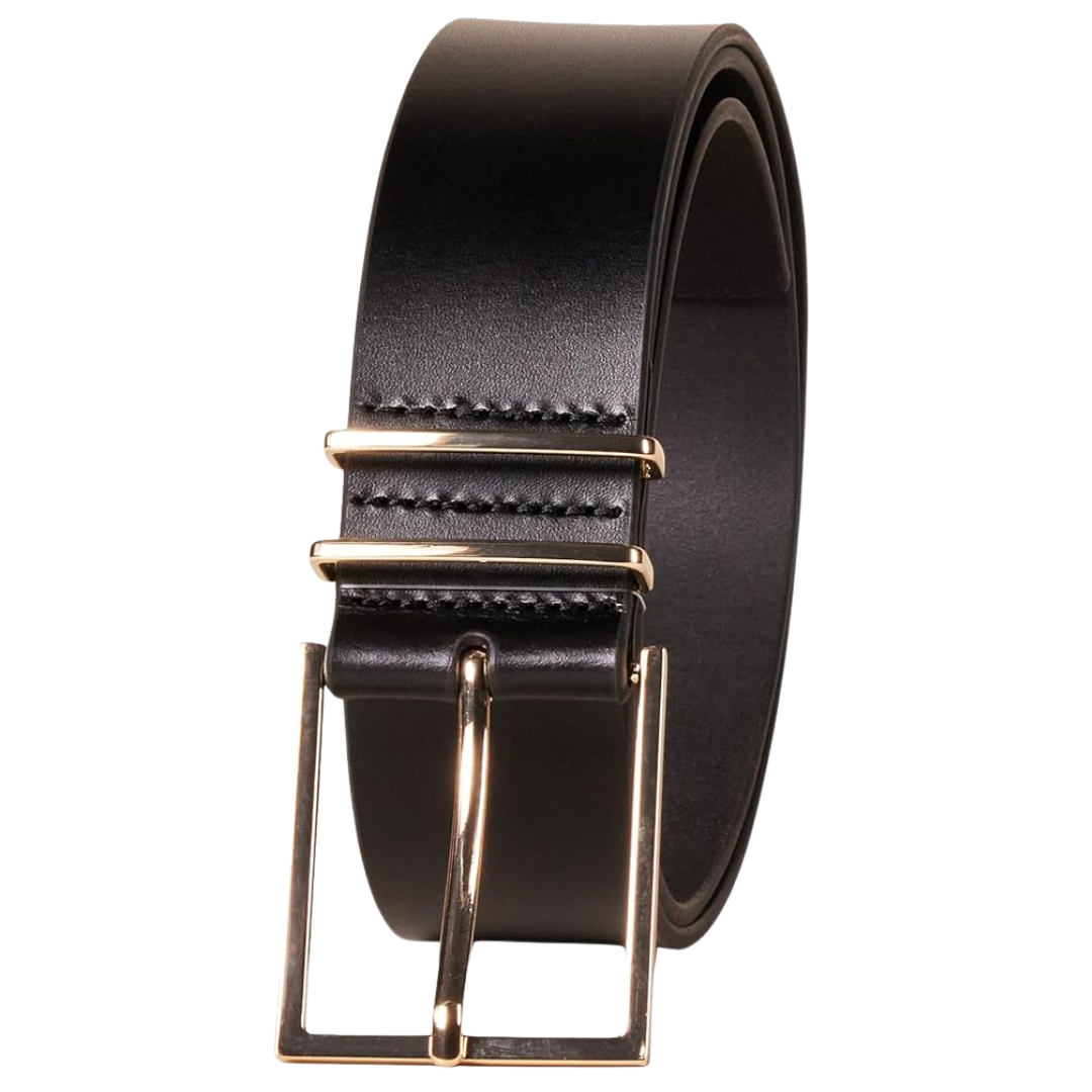 Women's Leather Refined Buckle Dress Belt