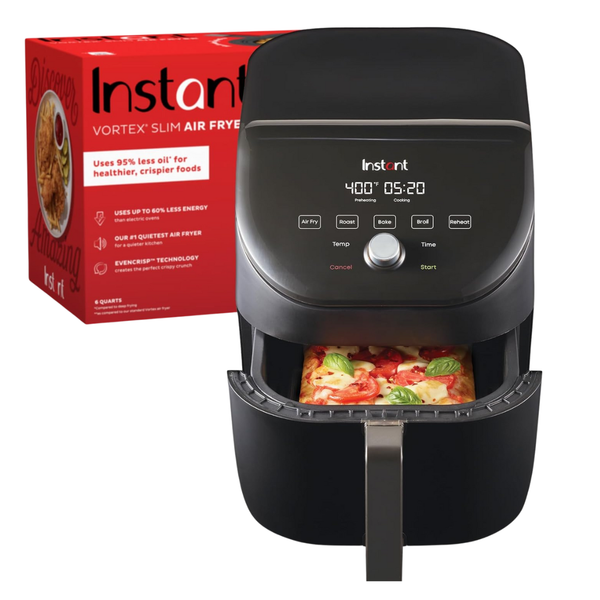 Instant Vortex Slim 6Qt Nonstick Basket Air Fryer Oven
