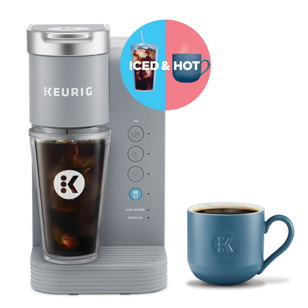 Keurig K-Iced Iced & Hot Single Serve Coffee Maker (2 Colors)