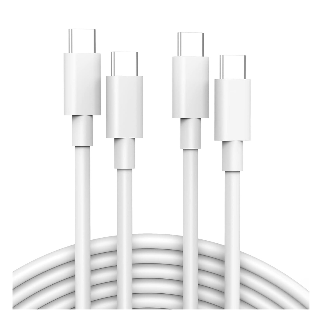 2-Pack 6.6ft IFEART 60W USB-C To USB-C Charging Cables