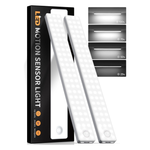 2-Pack 8" USB Rechargeable Motion Sensor Magnetic Under Cabinet Light