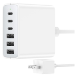 100W 6-Ports USB-C & USB-A Fast Charging Station Hub