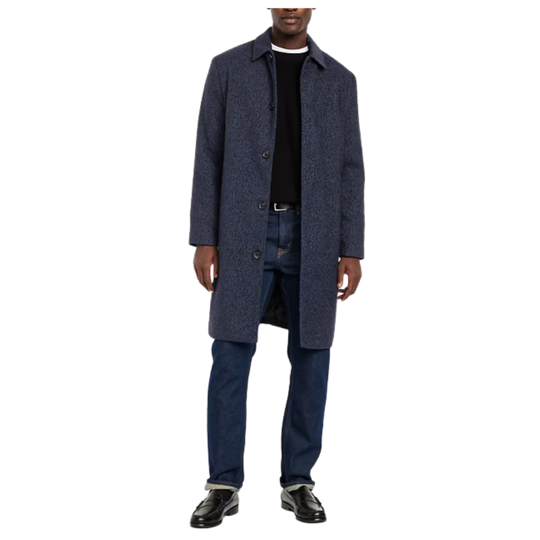 Old Navy Men's Relaxed Twill Topcoat (Various Colors)