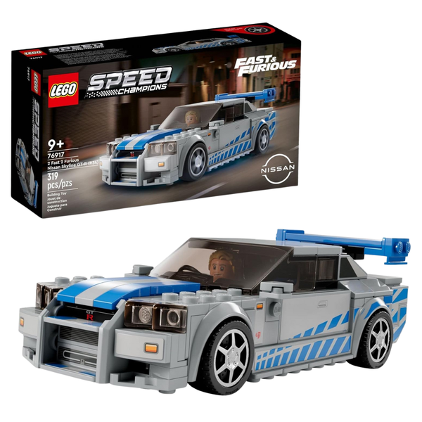 LEGO Speed Champions 2 Fast Nissan Skyline GT-R 76917 Race Car Toy