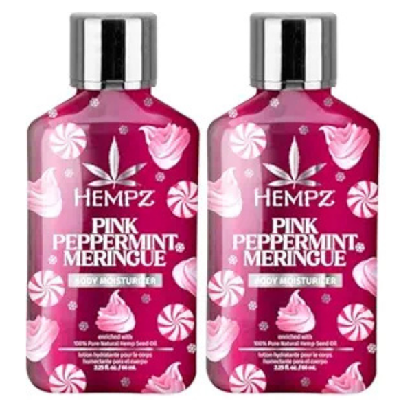 2-Pack Hempz Pink Peppermint Meringue Body Moisturizer (2.25 oz each)