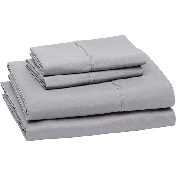 4-Piece Amazon Basics Easy Care Bed Sheet Set