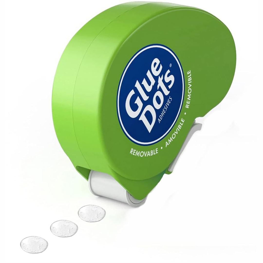 Glue Dots Removable Double-Sided Dot N' Go Dispenser (200 Dots)