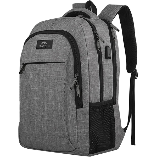Matein Travel Anti Theft 15.6" Laptop Backpack w/ USB Port
