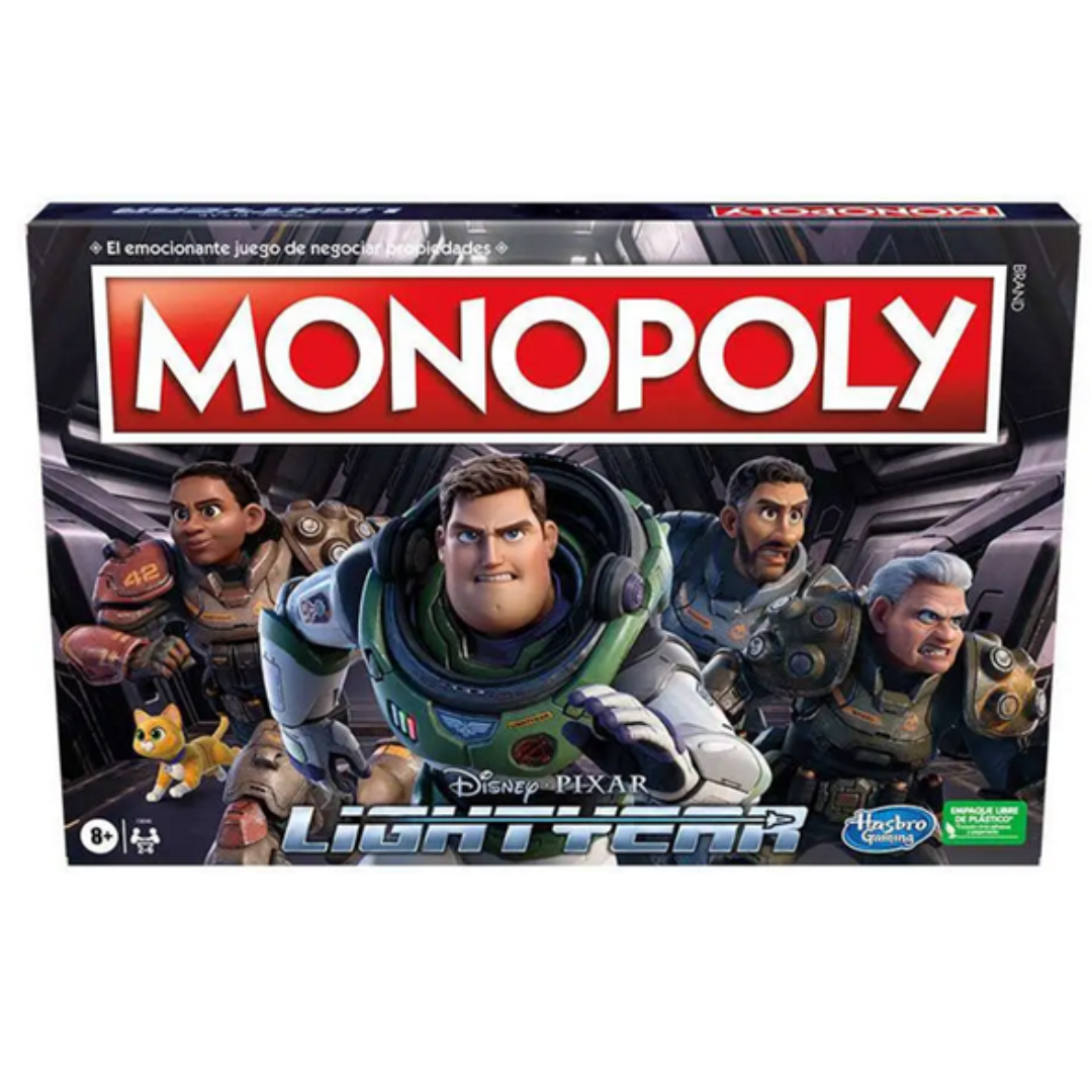 2-Pack Monopoly Disney And Pixars Lightyear Edition Board Game