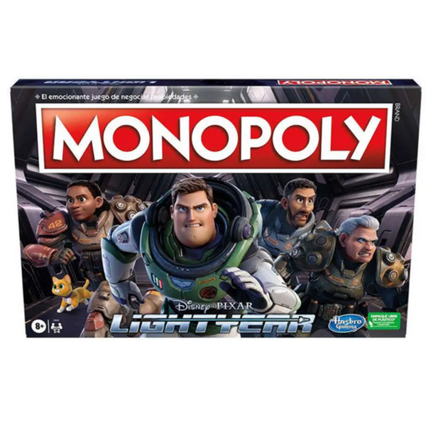 2-Pack Monopoly Disney And Pixars Lightyear Edition Board Game