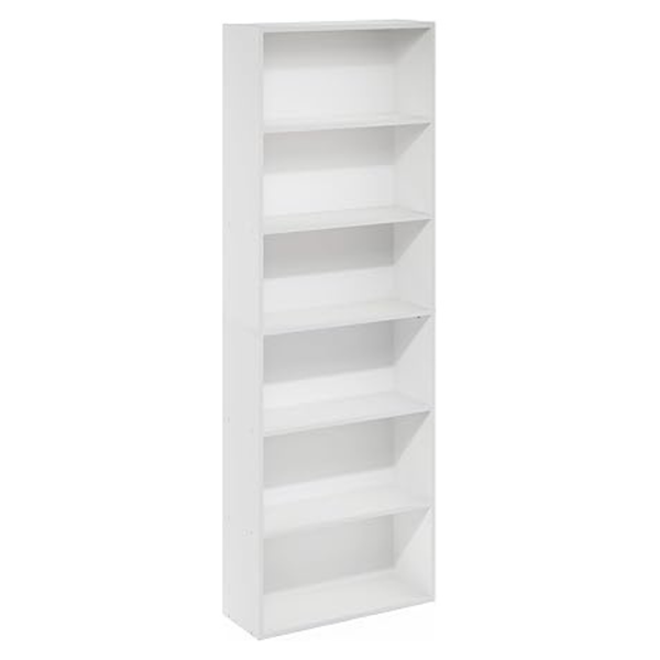 Furinno Jaya Simply Home 6-Tier Open Storage Bookcase