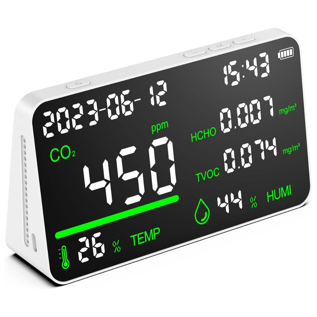 CIS 7-in-1 Indoor Air Quality Monitor W/ CO2 Levels