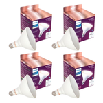 4-Pack Philips 120W Equivalent PAR38 LED Smart Wi-Fi Tunable Light Bulbs