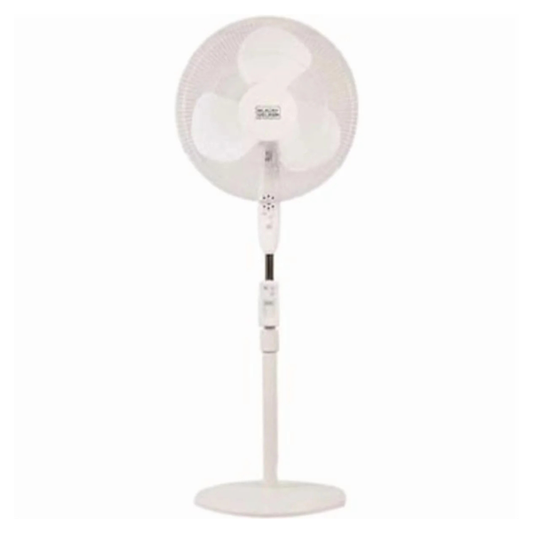 Black+Decker 16" Height Adjustable Pedestal Stand Fan