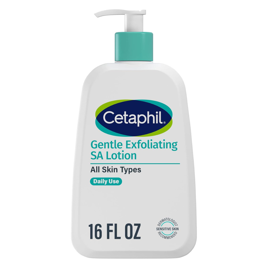 16-Oz Cetaphil Gentle Exfoliating SA Lotion Moisturizer For All Skin Types