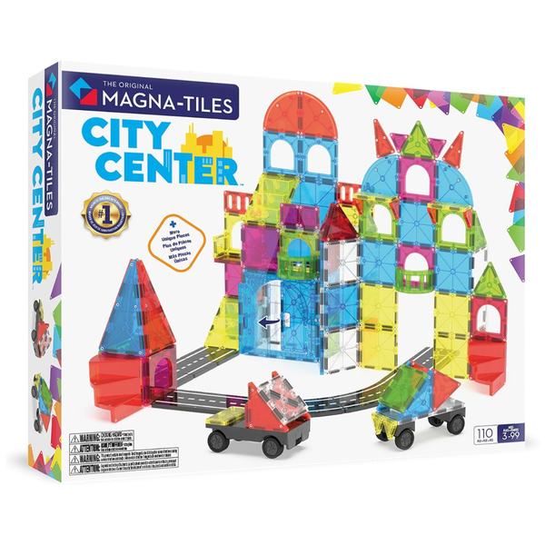 110-Piece MAGNA-TILES City Center Magnetic Construction Set
