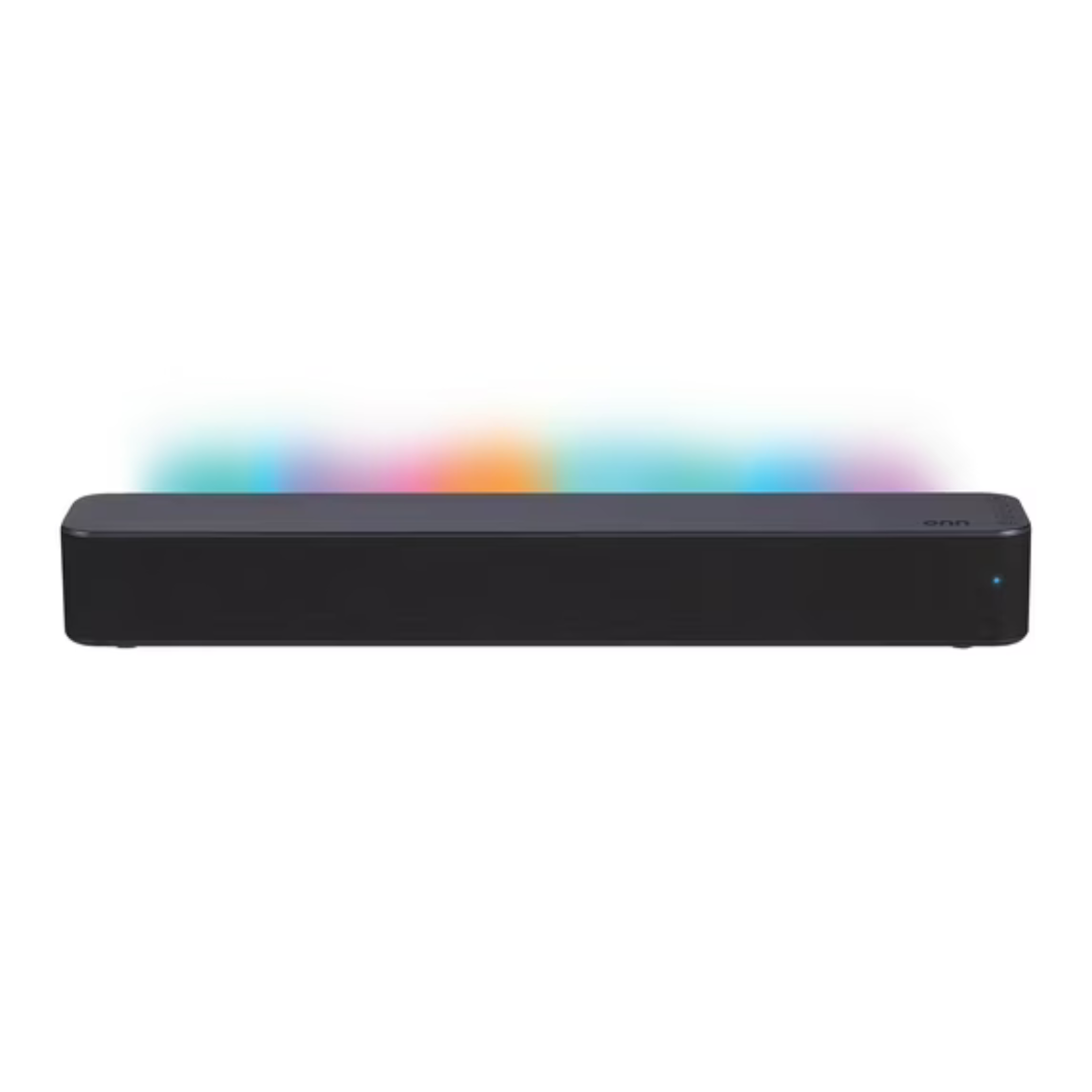 onn. 20" 2.0-Channel LED Soundbar With 2 Speakers