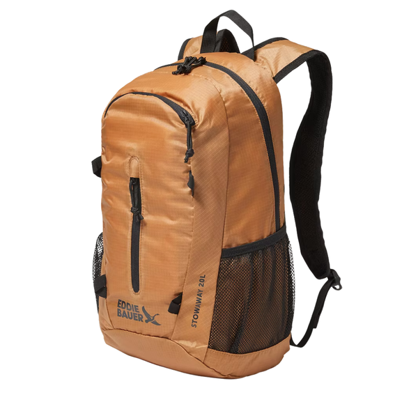 20L Eddie Bauer Packable Ripstop Polyester Backpack (Various Colors)