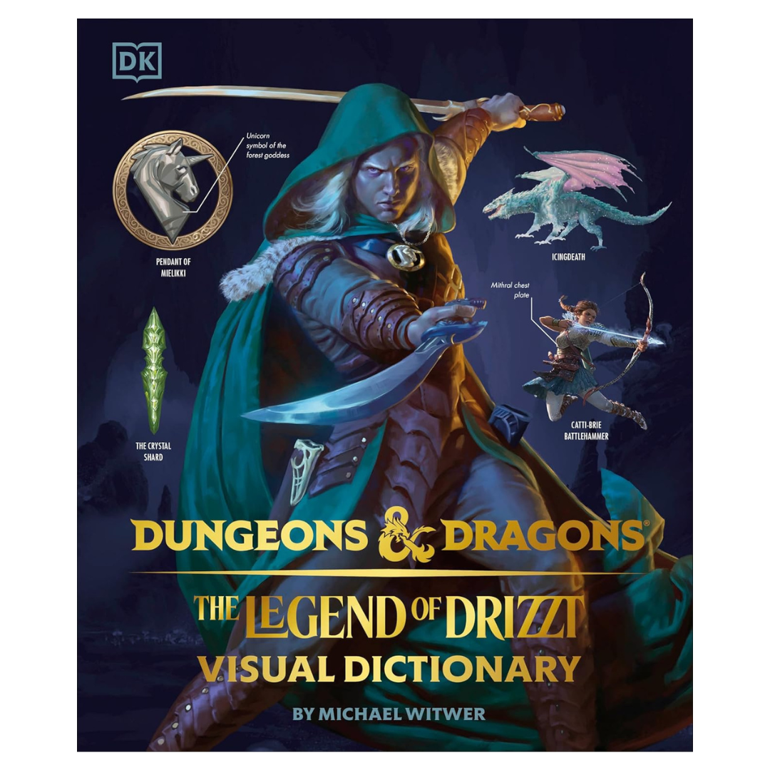 Dungeons And Dragons The Legend Of Drizzt Visual Dictionary (Hardcover Book)
