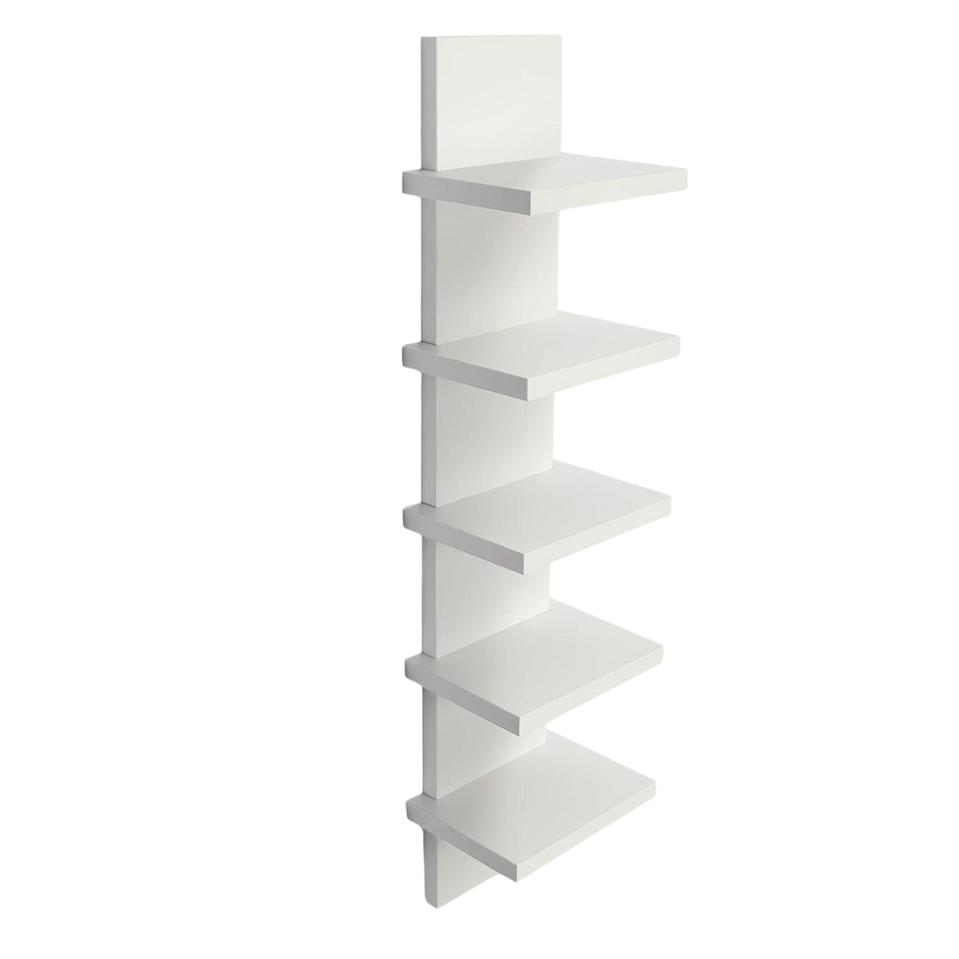 5-Tier Vertical Column Wall Shelves