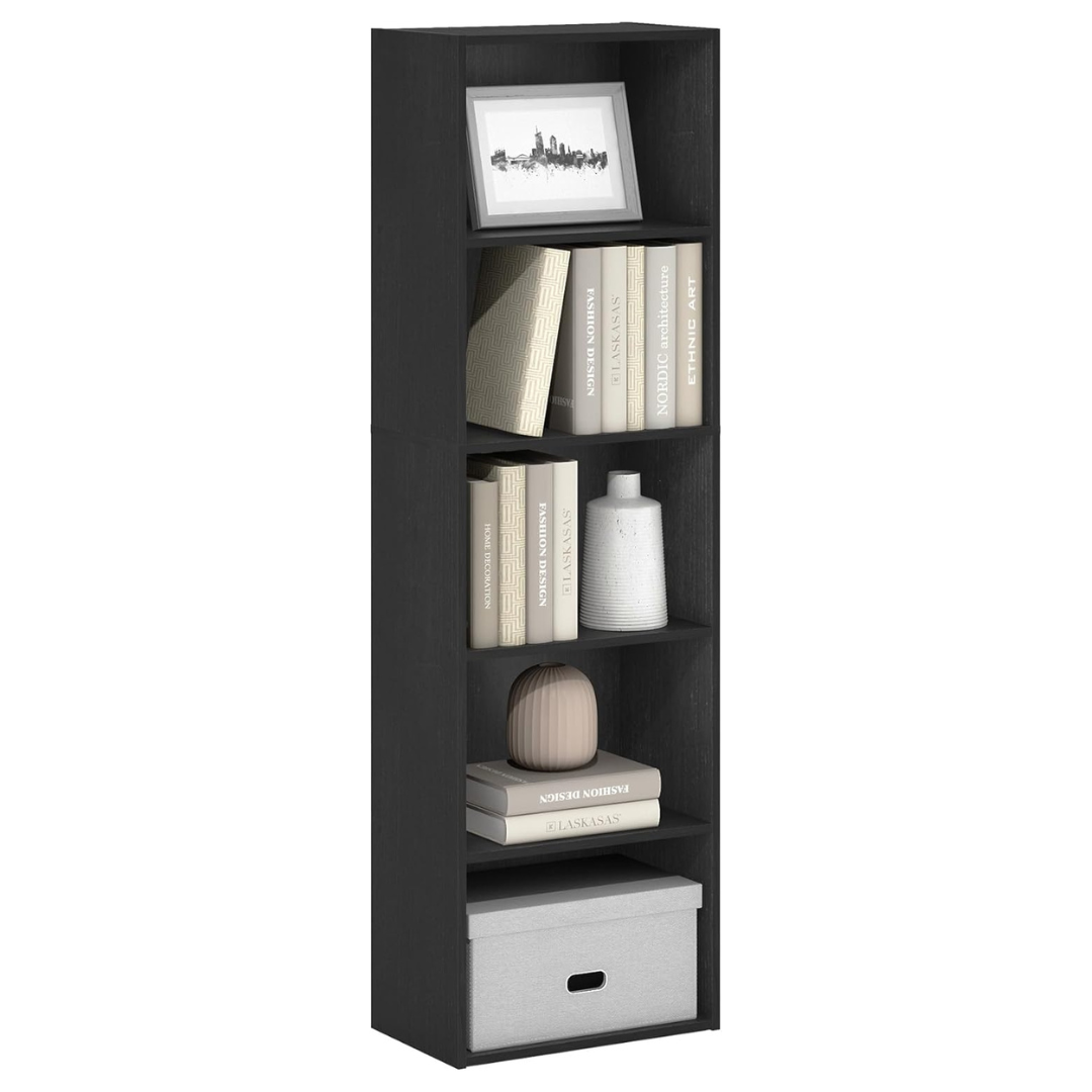 Furinno Luder 5-Tire Heavy Duty Freestanding Book Shelf