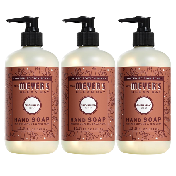 3-Pack 12.5 Oz Mrs. Meyer's Clean Day Liquid Hand Soap