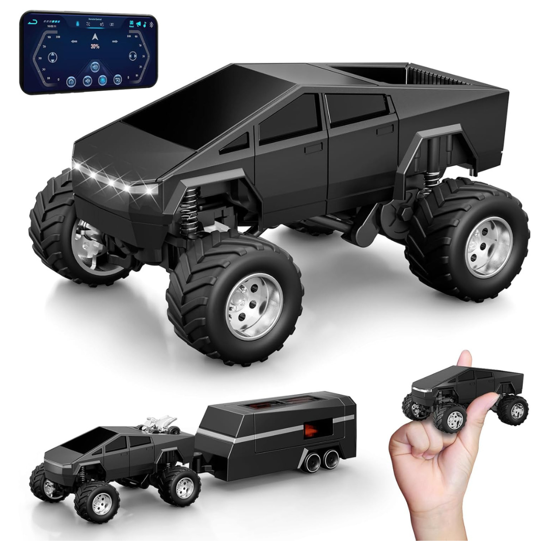 Mini Kids 1:64 Scale Alloy Off Road 2.4Ghz Monster RC Car Toys