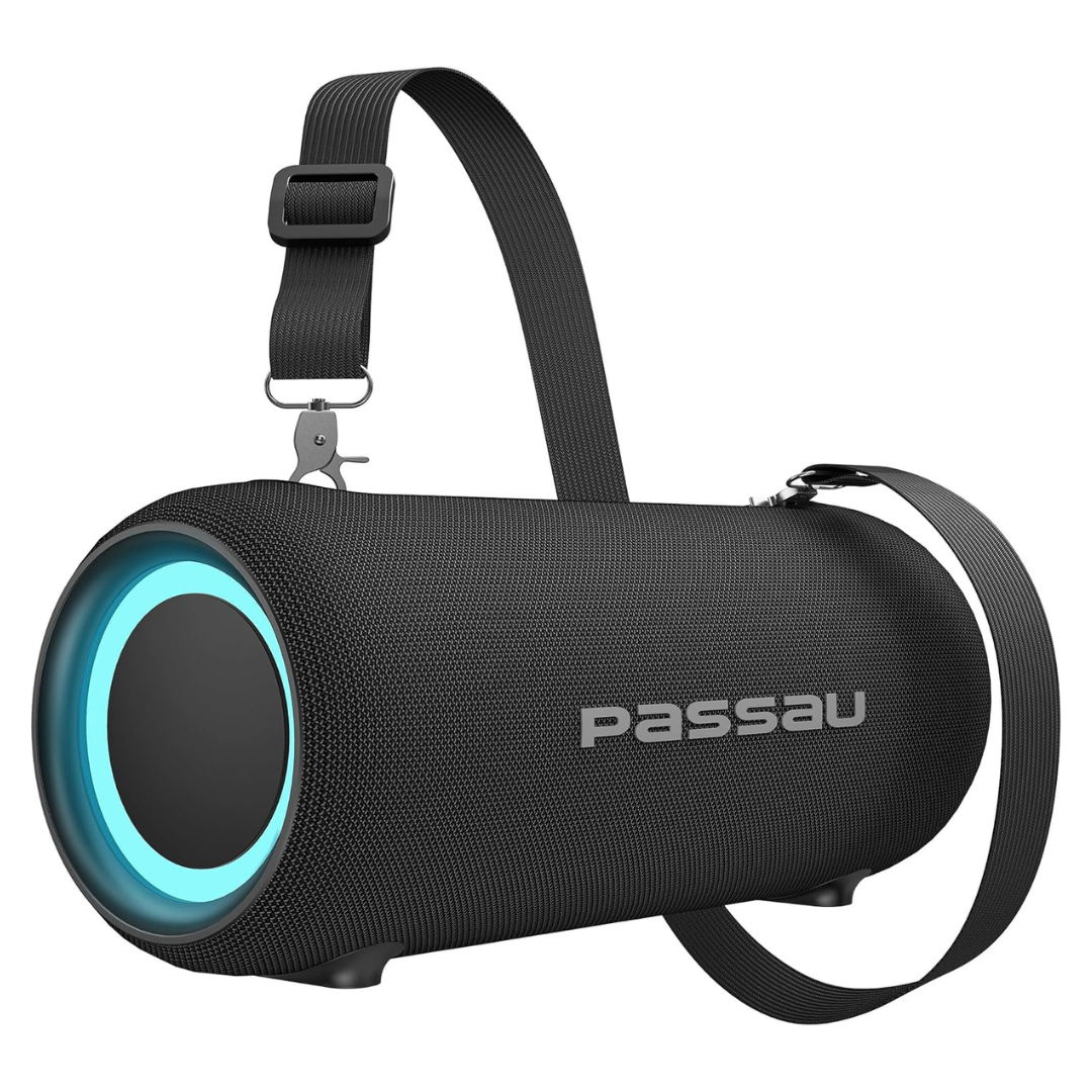 40W Portable Bluetooth Speaker With RGB Lights & Deep Bass (Various)