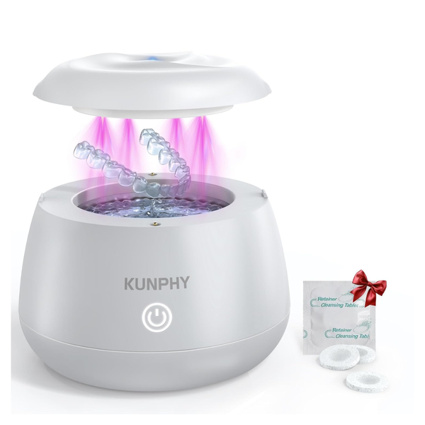 48kHz Ultrasonic Jewelry & Retainer Cleaner