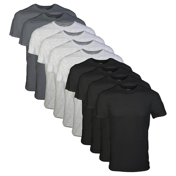 10-Pack Gildan Men's Crew T-Shirts
