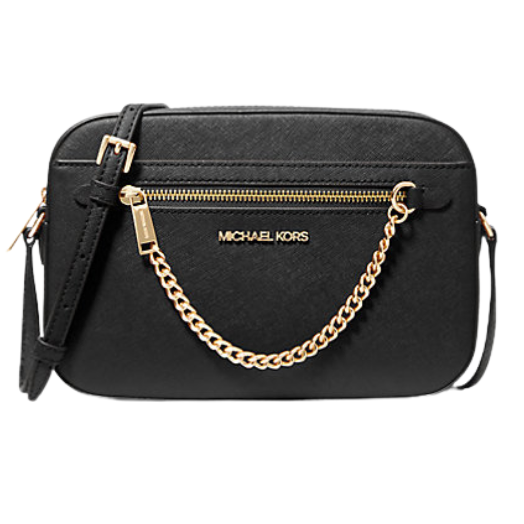 Jet Set Large Saffiano Leather Crossbody Bag (2-colors)