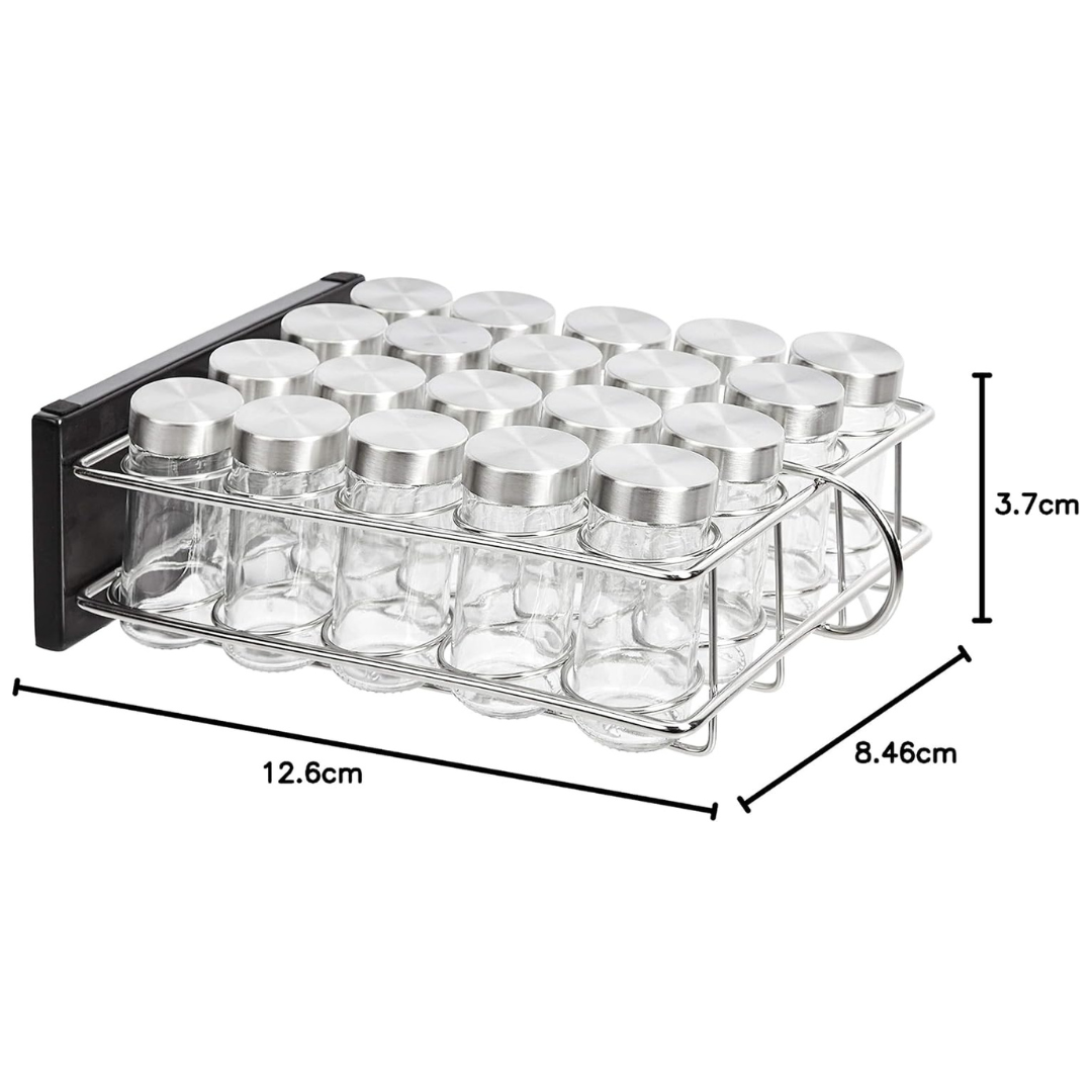 Amazon Basics 20 Jars Spice Organizer Rack