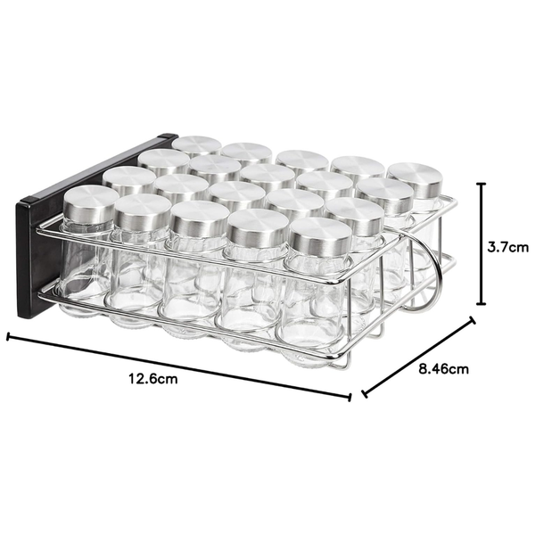 Amazon Basics 20 Jars Spice Organizer Rack